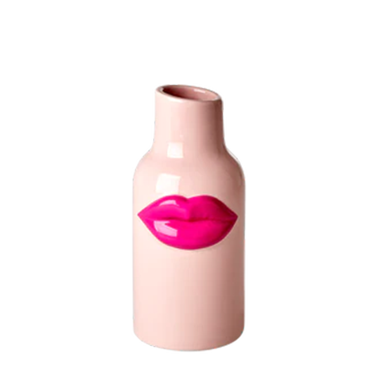 Vase bouche S et Rose - Lipstick