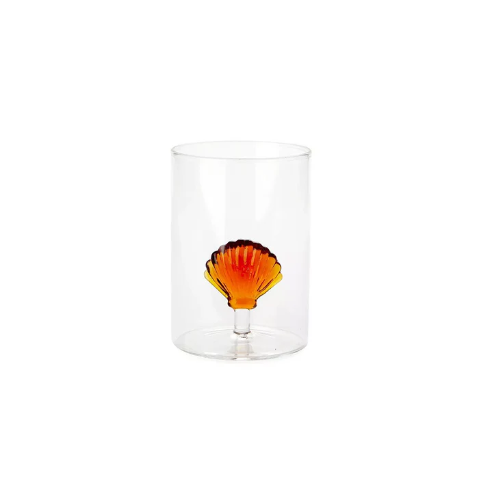 Verre Coquillage - ambre
