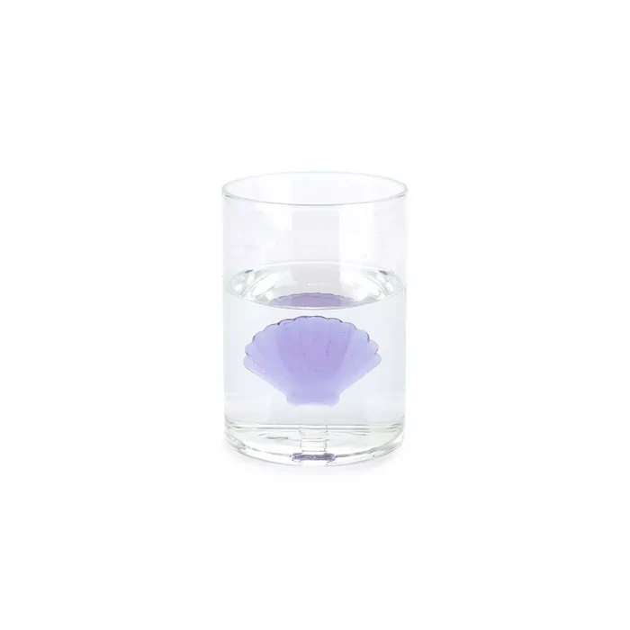 Verre Coquillage - lilas