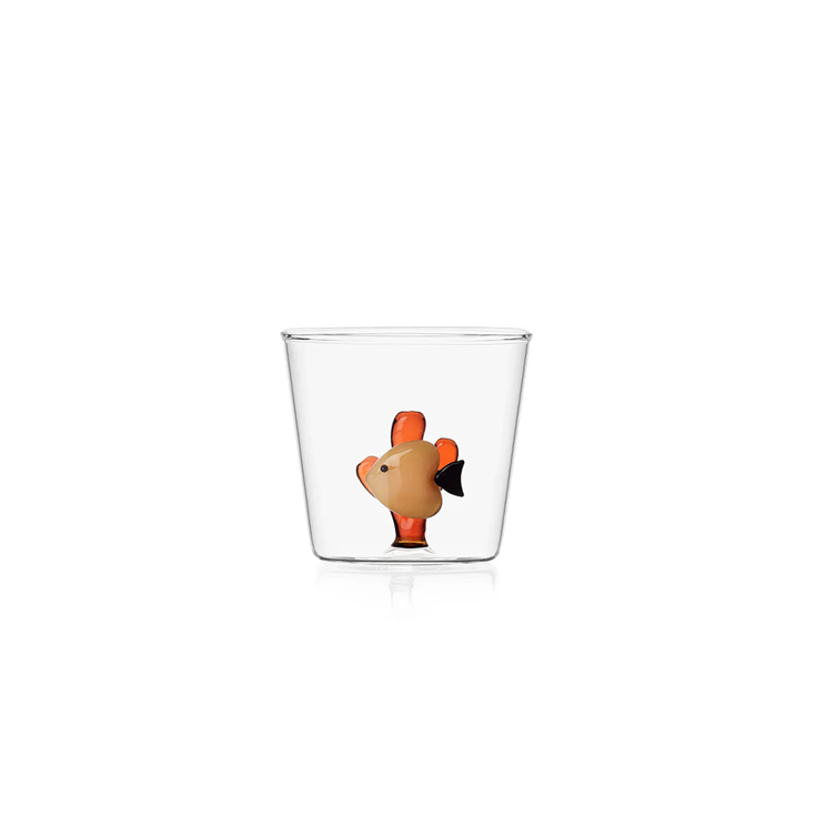Ichendorf Marine Garden Verre - Poisson Jaune & Corail Ambre