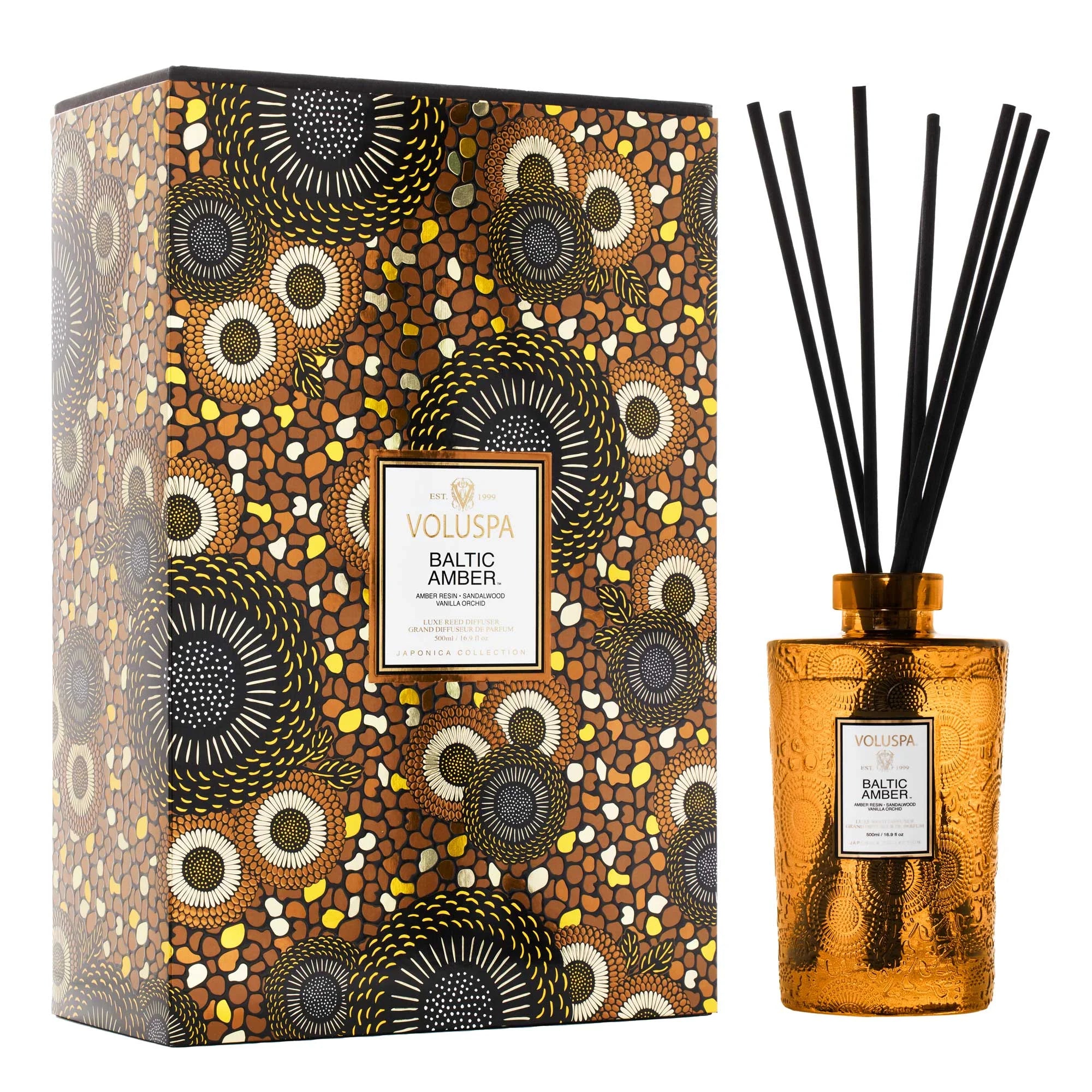 Voluspa Grand diffuseur de parfum 500ml - Ambre Baltique