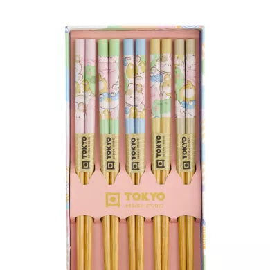 Coffret de 5 baguettes - Kawaii animal