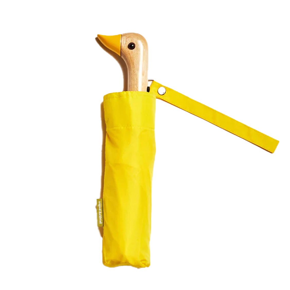 Parapluie compact avec manche Duck - yellow