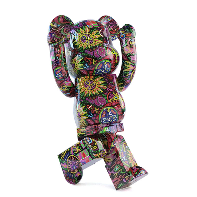 Bearbrick 1000% - Psychedelic Paisley (H 72 cm)