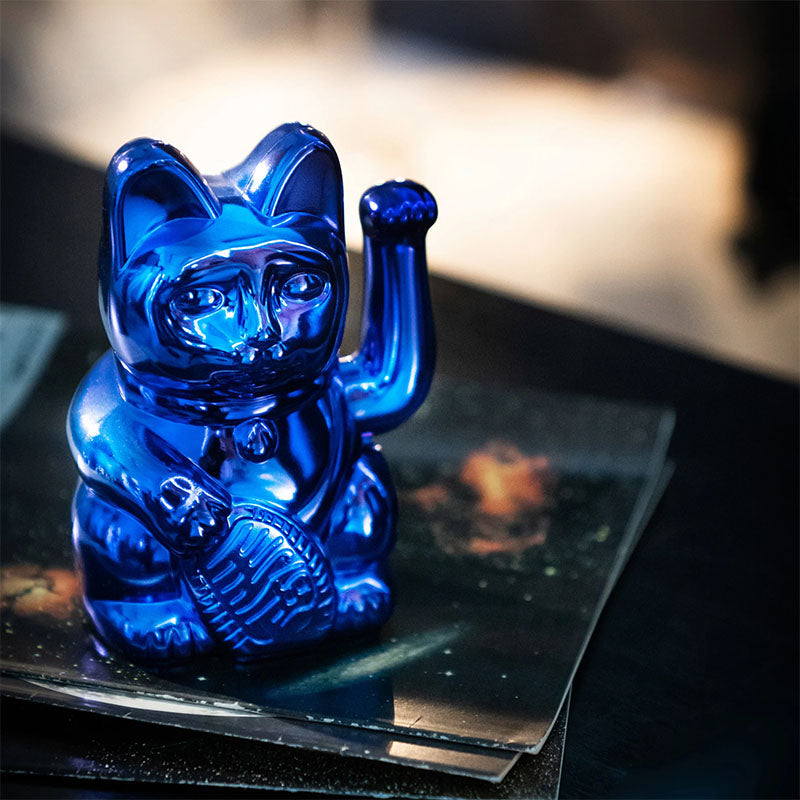 Lucky Cat Cosmic - bleu édition limitée Earth