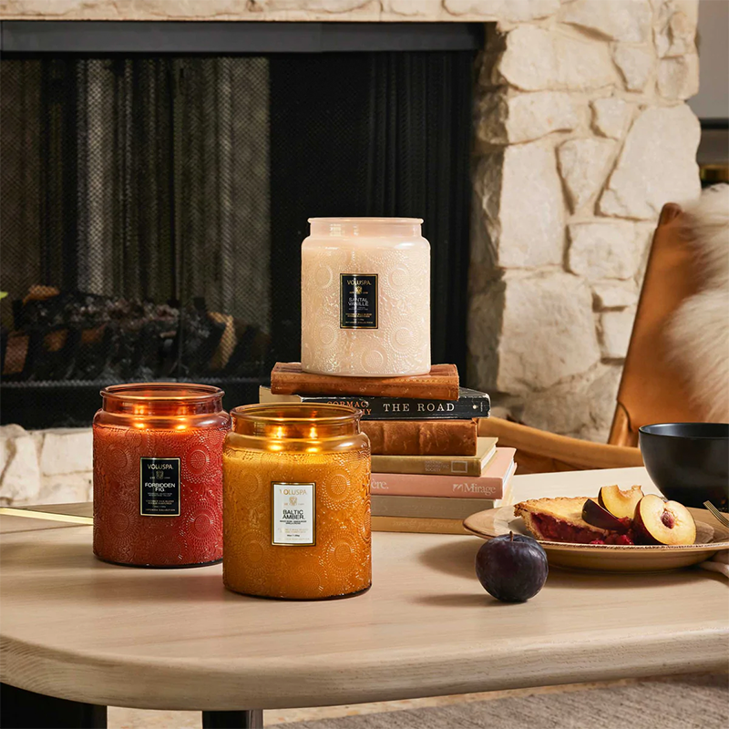 Voluspa Bougie parfumée Deluxe 1.2 kg - Ambre Baltique