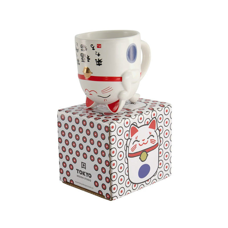 Mug Kawaii - Maneki Neko Rose