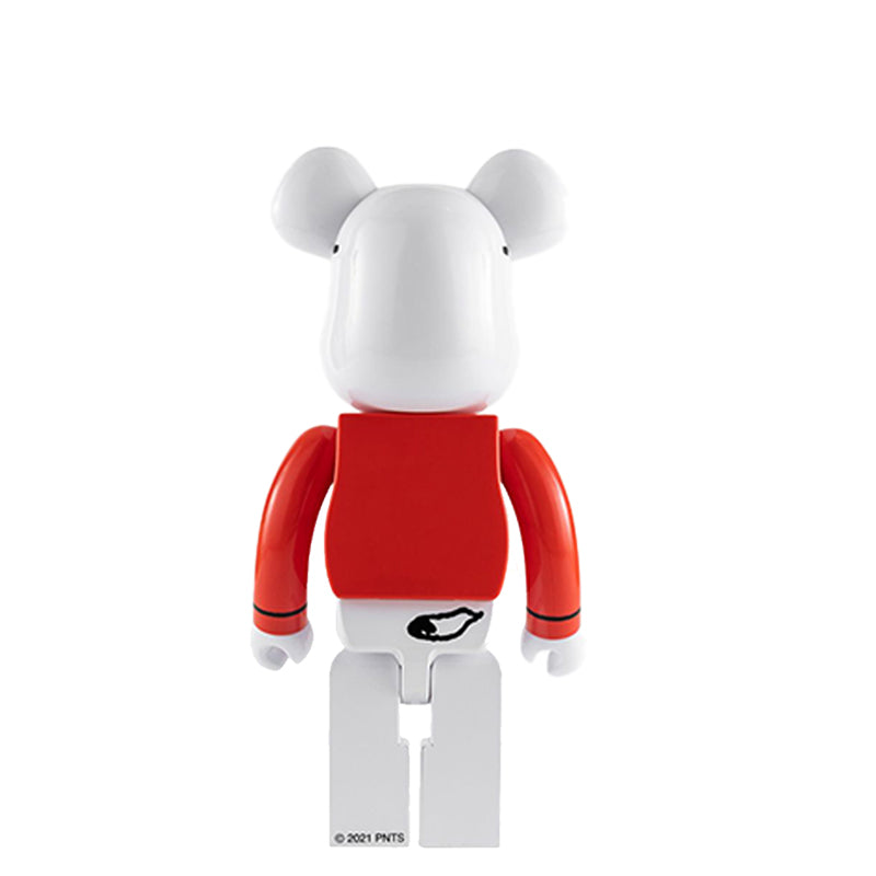 Bearbrick 400% + 100% - Peanuts : Joe Cool (H 28cm + 7 cm)