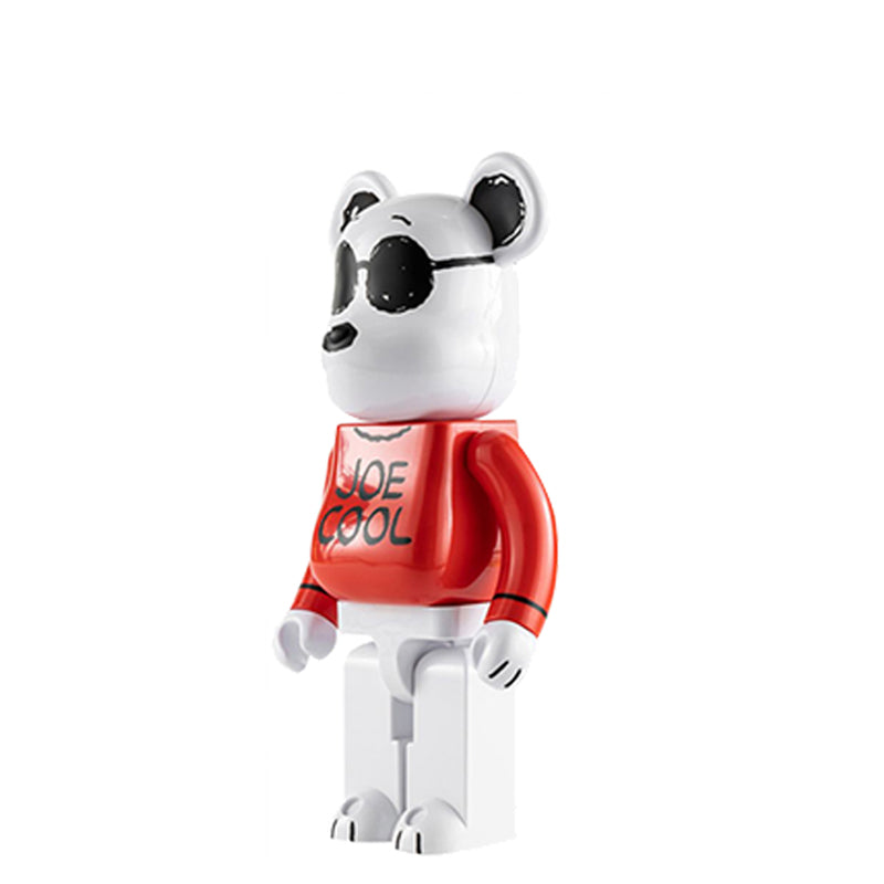 Bearbrick 400% + 100% - Peanuts : Joe Cool (H 28cm + 7 cm)