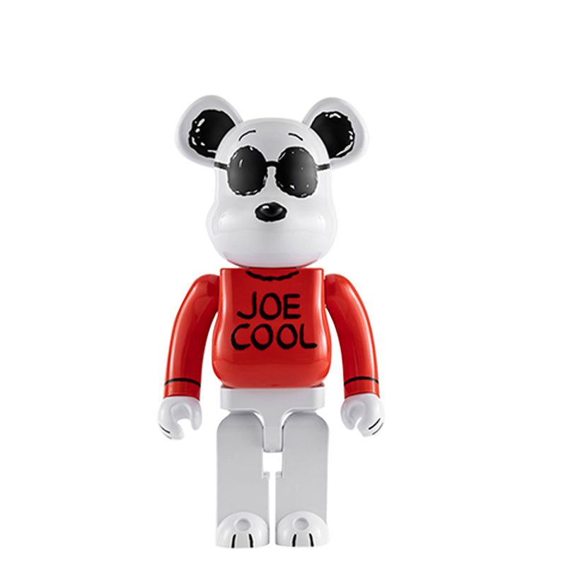 Bearbrick 400% + 100% - Peanuts : Joe Cool (H 28cm + 7 cm)