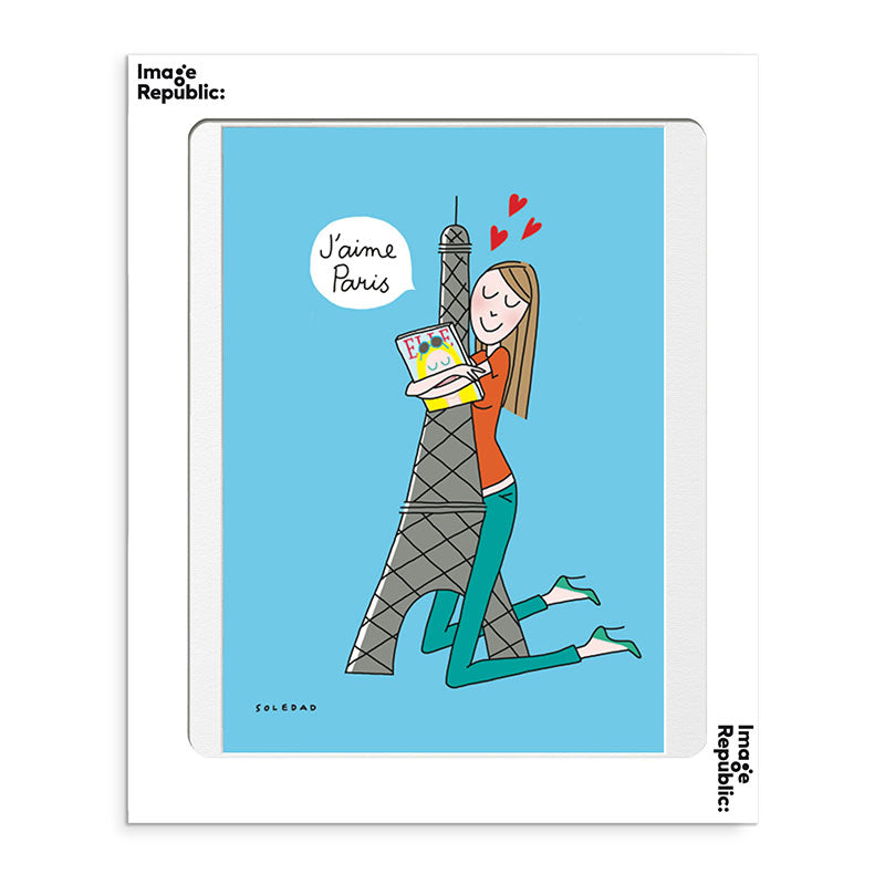 Affiche Soledad - Tour Eiffel cœur