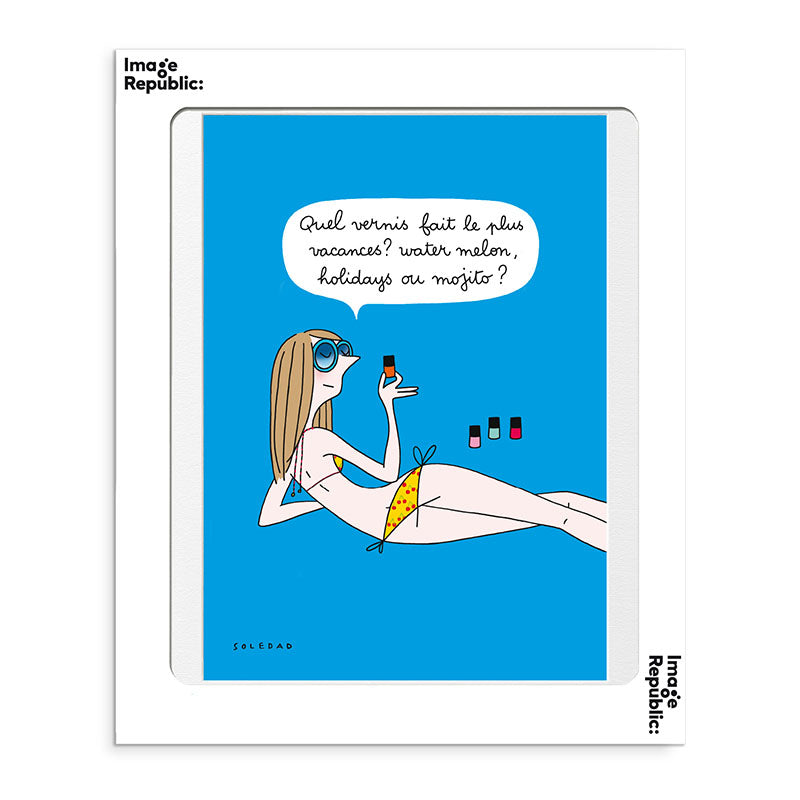 Affiche Soledad - Vernis