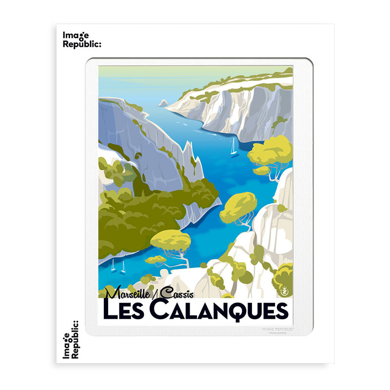 Affiche Monsieur Z - Calanques