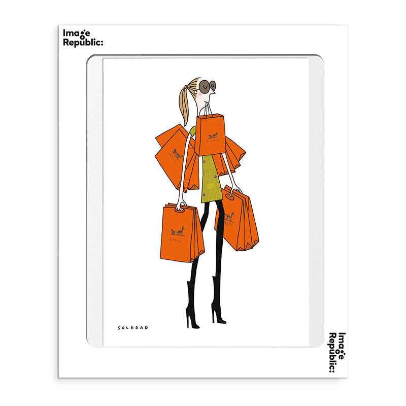 Affiche Soledad - Sac orange