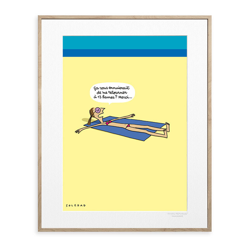 Affiche Soledad - Crêpe