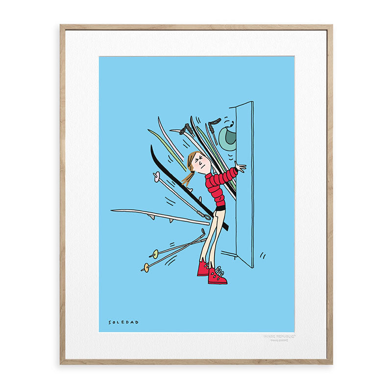 Affiche Soledad - Casier à ski