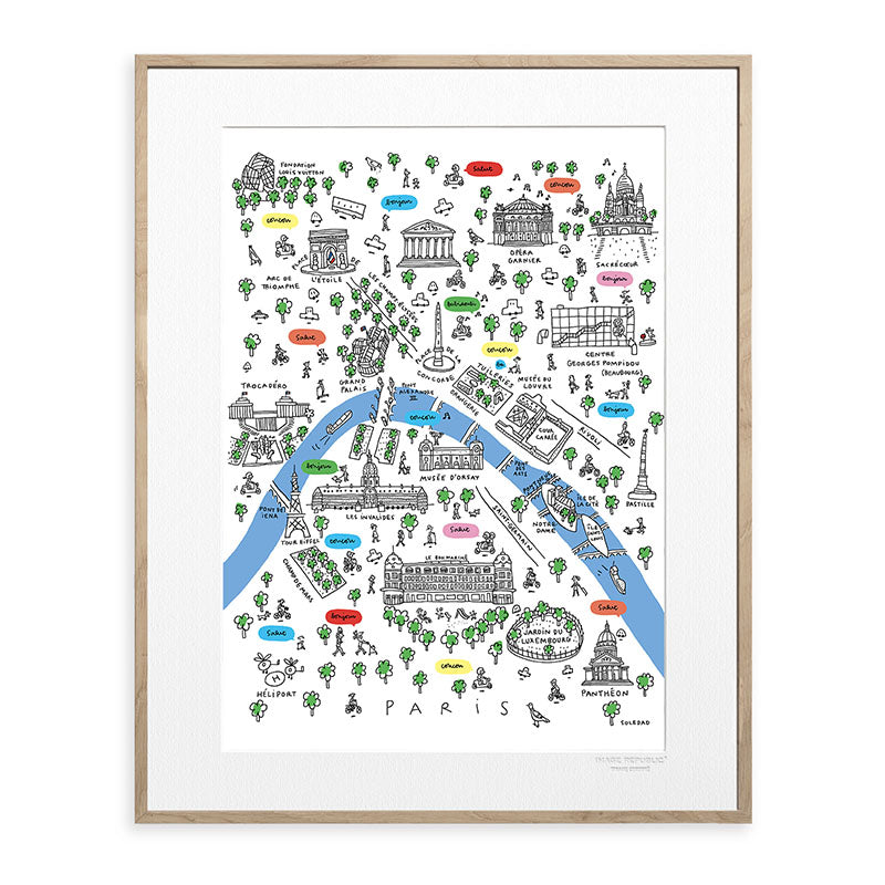 Affiche Soledad - Monuments de Paris