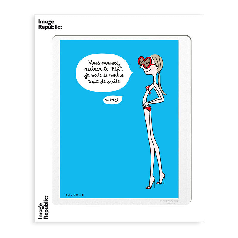 Affiche Soledad - Bip blue