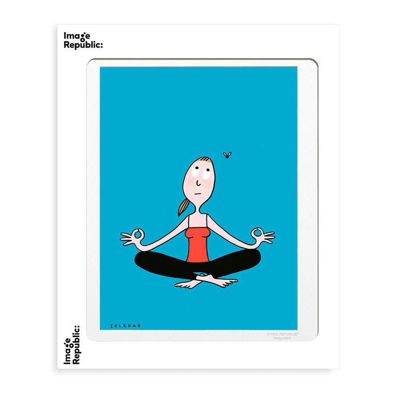 Affiche Soledad -  Yoga Sukhasana