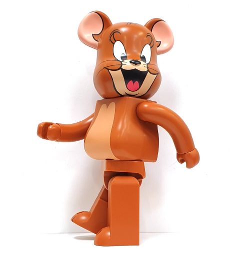 BEARBRICK 1000% JERRY FLOQUÉ - H 70 cm (TOM & JERRY)