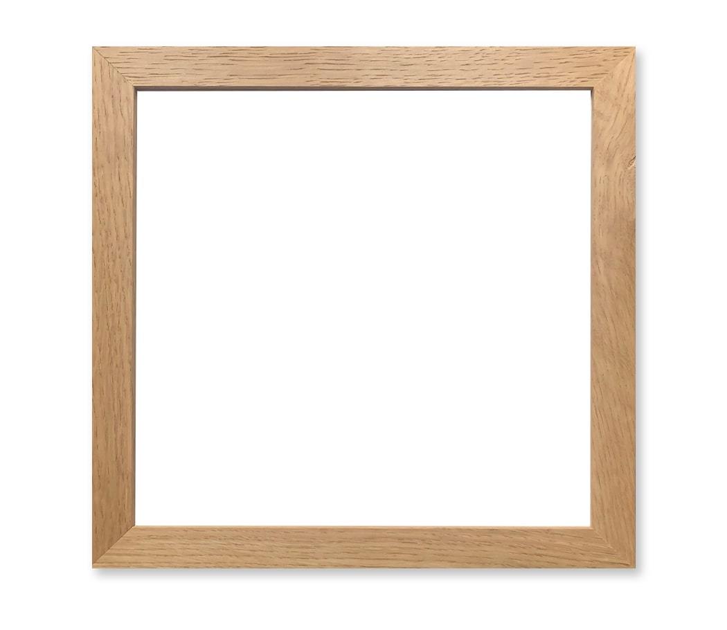 CADRE CHÊNE BRUT / 22 x 22 cm