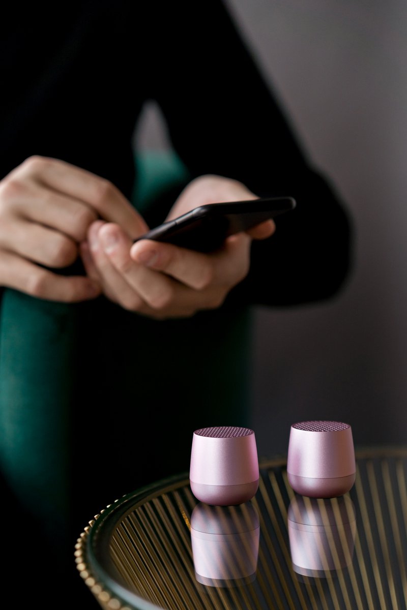 ENCEINTE BLUETOOTH MINO + PINK
