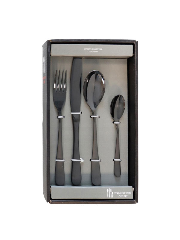 Coffret Couverts 24 Pièces - Anthracite