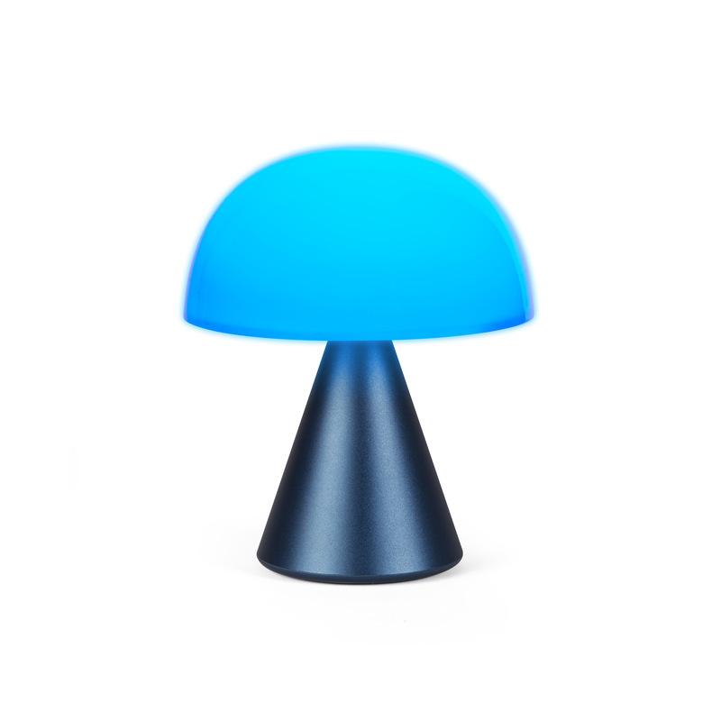 LAMPE LED PORTABLE MINA M 11CM - BLEU FONCE