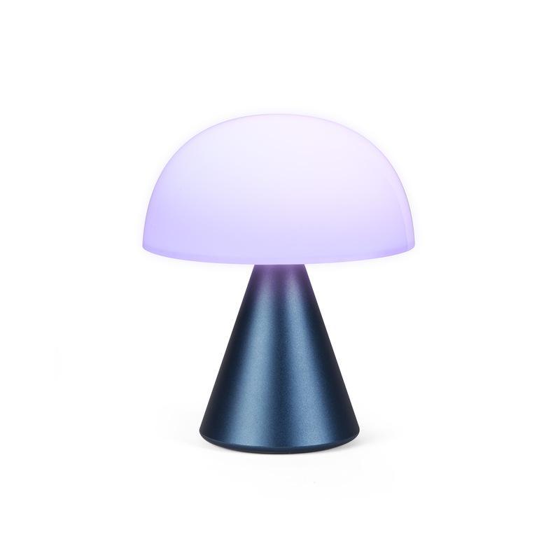 LAMPE LED PORTABLE MINA M 11CM - BLEU FONCE