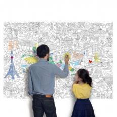 POSTER A COLORIER GÉANT - PARIS