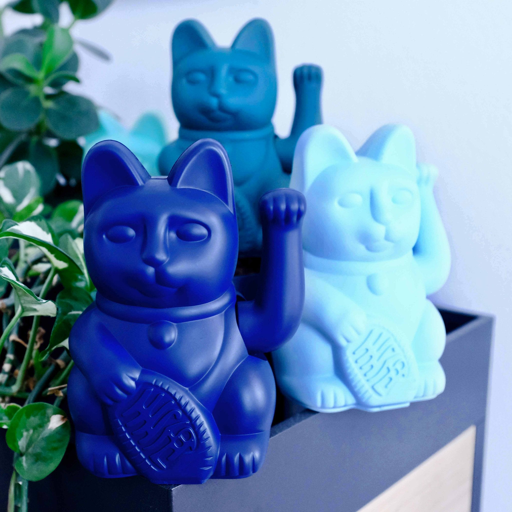 Lucky Cat - bleu marine