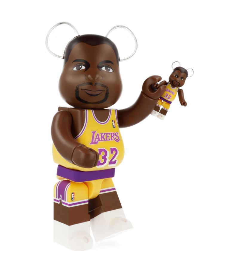 BEARBRICK 400% + 100% MAGIC JOHNSON