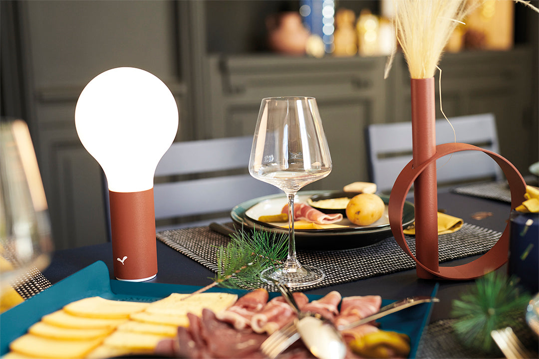 Fermob Lampe Aplô - Ocre Rouge