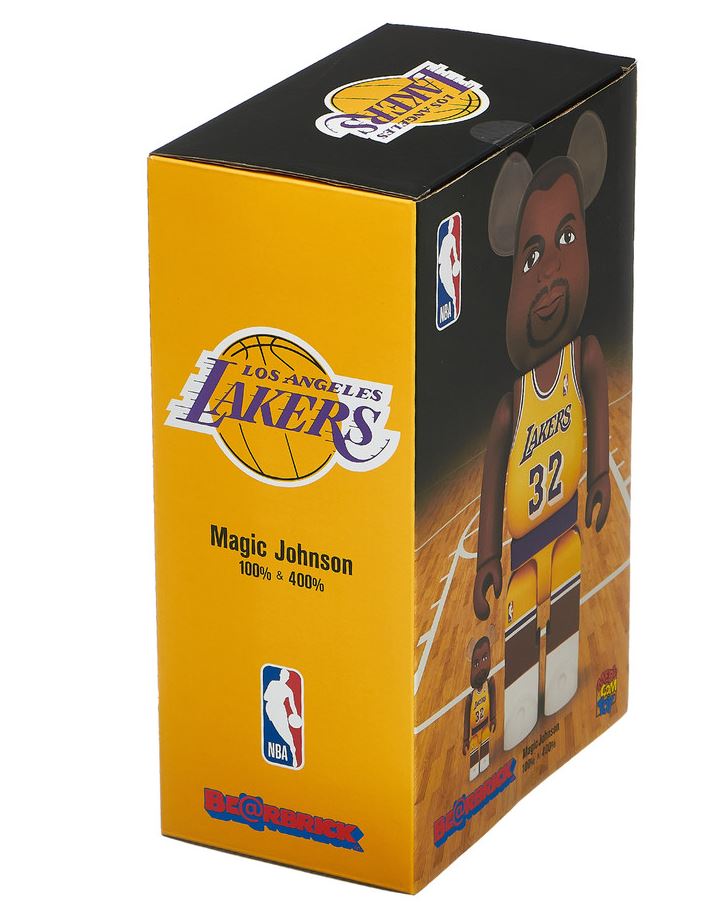BEARBRICK 400% + 100% MAGIC JOHNSON