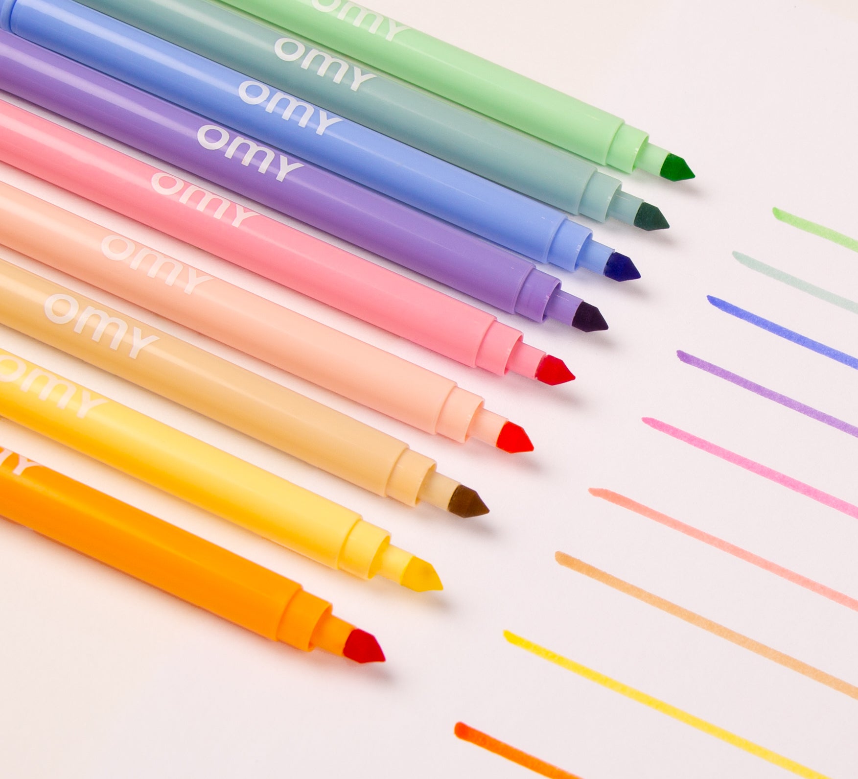 OMY 9 feutres Pastel