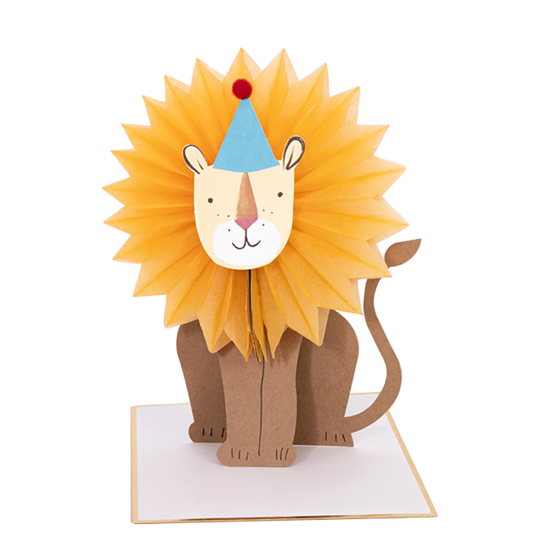 Carte Happy Birthday - Lion
