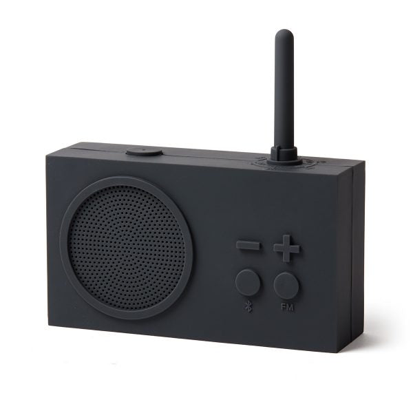 Tykho 3 enceinte bluetooth avec radio fm - gris foncé