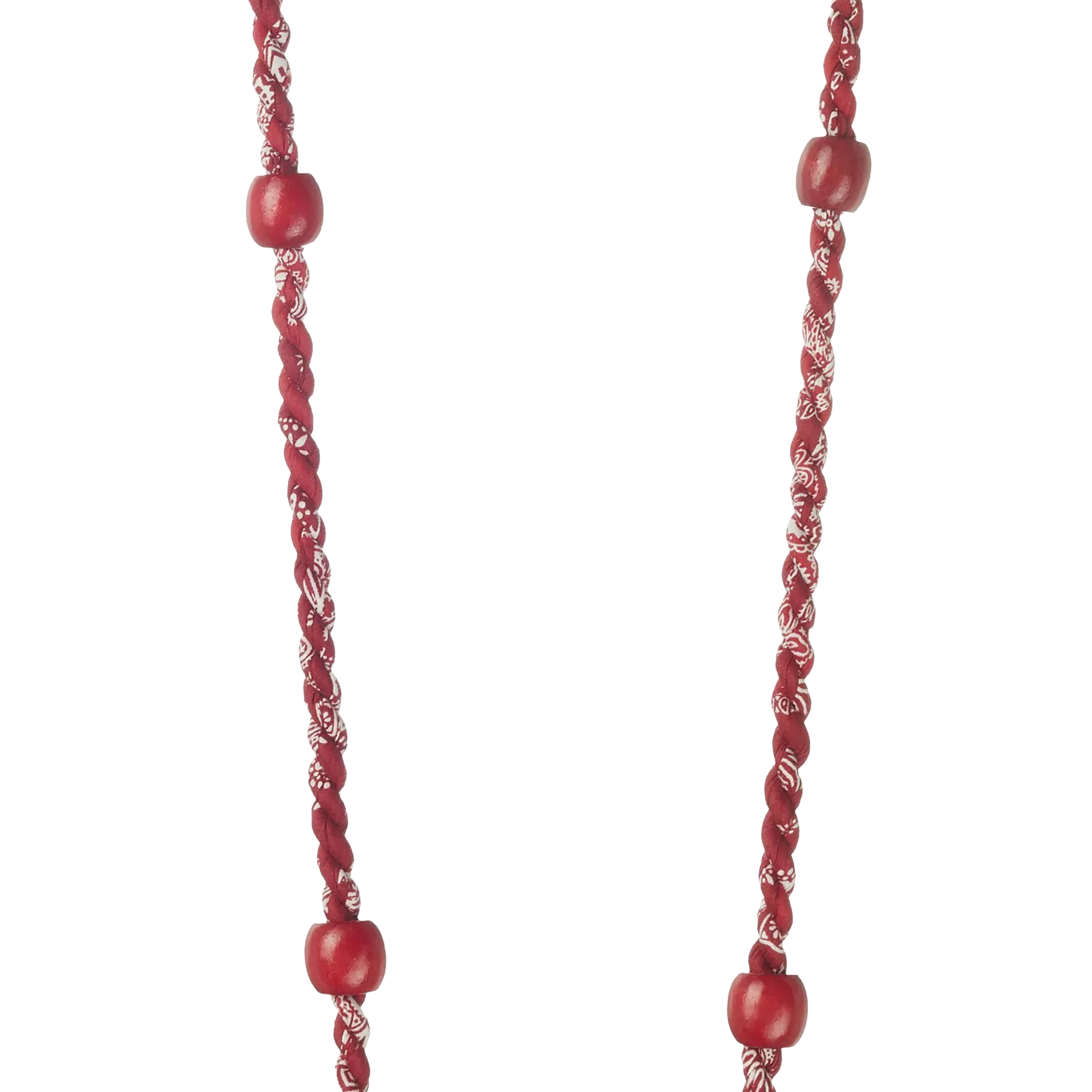 Chaîne de Téléphone Bandana et Perles Della - Rouge