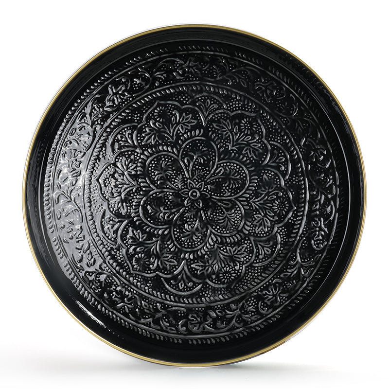 Plateau Berbère Ø 60 cm - noir