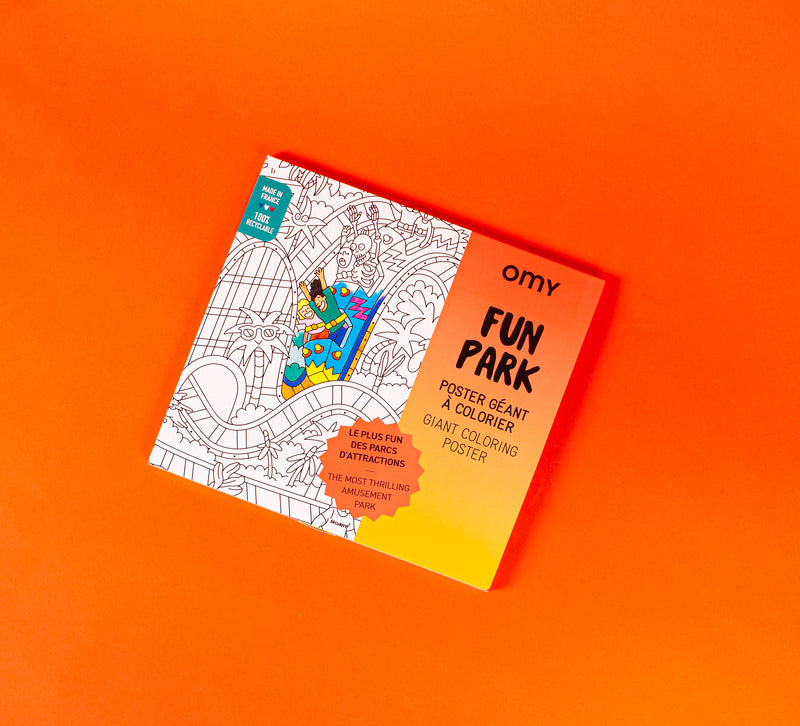 OMY Coloriage géant - Poster Fun Park