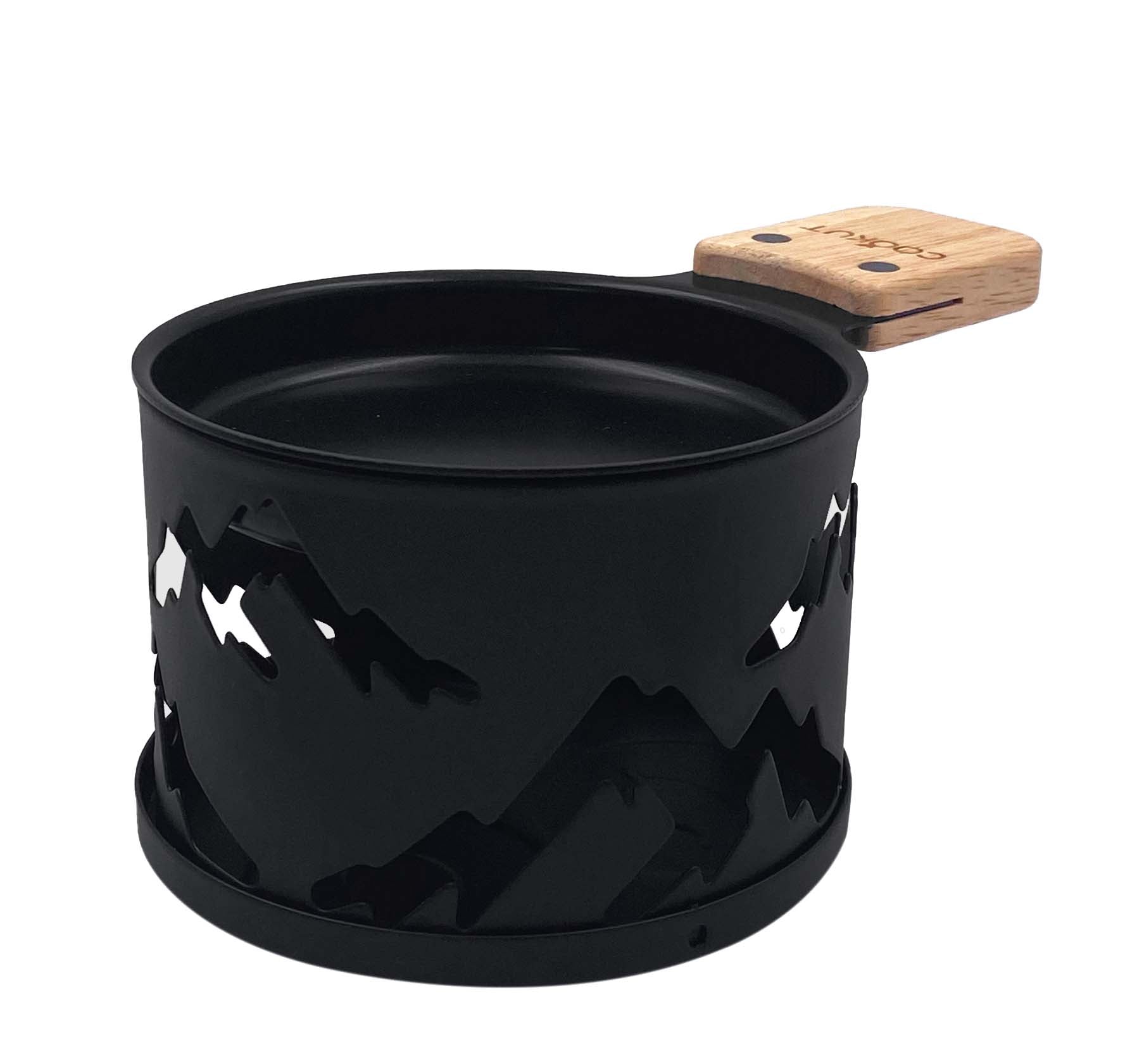 Cookut Raclette à la bougie pour 2 - montagne noir