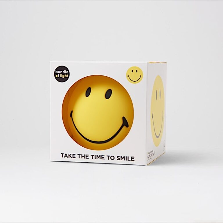Mini Veilleuse LED H.16.5 cm - Smiley