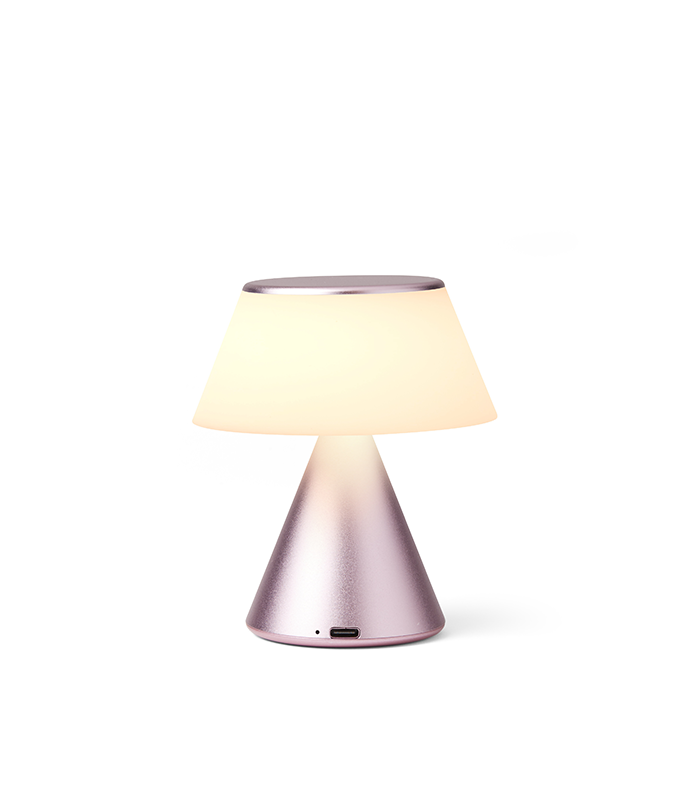 Lampe led portable Luma M 10.8 cm - rose