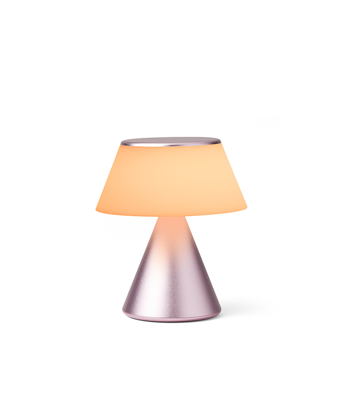 Lampe led portable Luma M 10.8 cm - rose