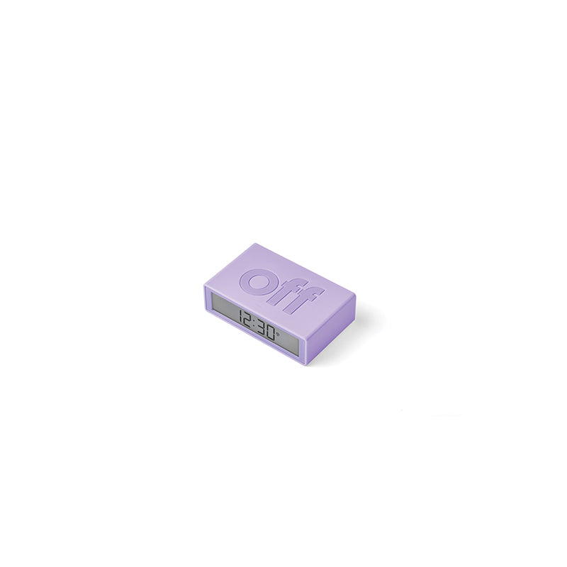 Réveil Flip Classic Lexon - lilas