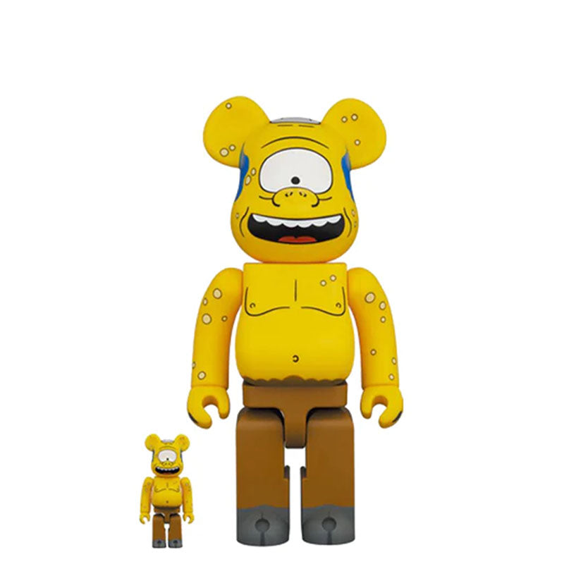 BEARBRICK 400% + 100% SIMPSONS CYCLOP
