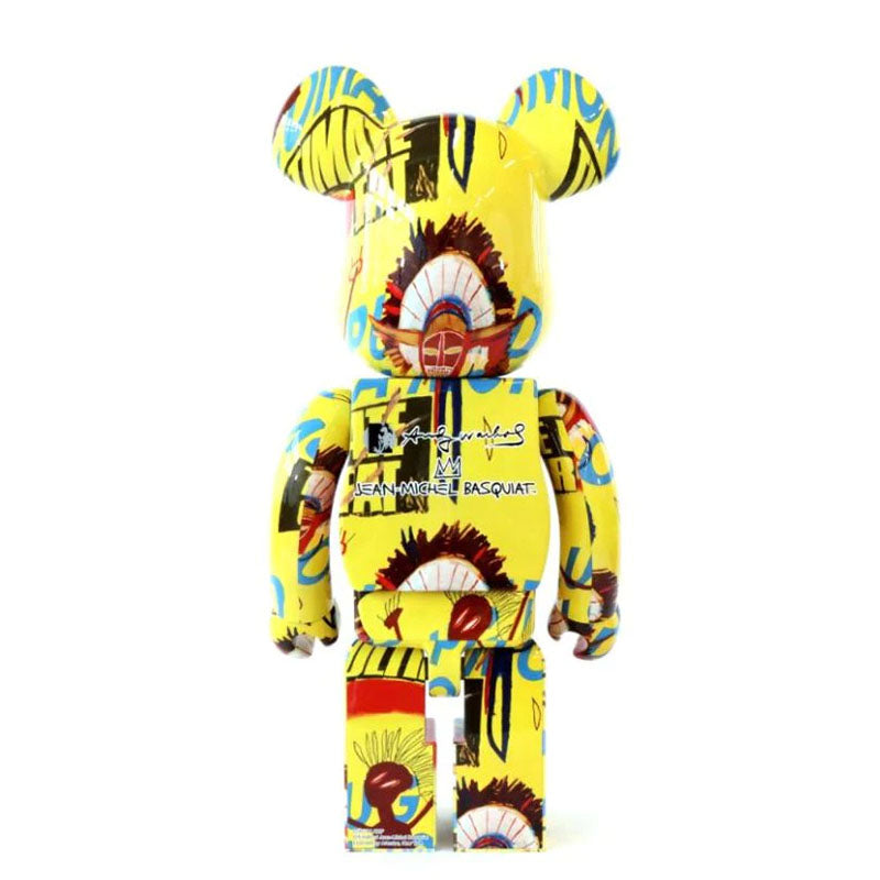 BEARBRICK 1000% WARHOL X BASQUIAT #3 - H 72 cm