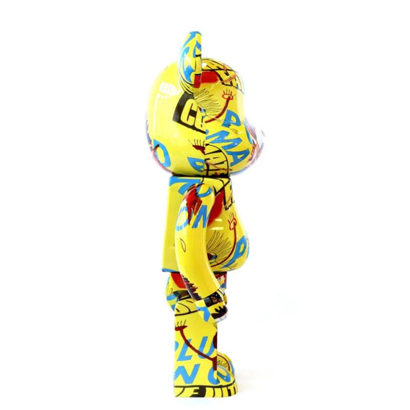 BEARBRICK 1000% WARHOL X BASQUIAT #3 - H 72 cm