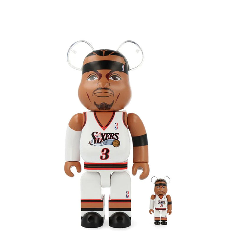 BEARBRICK 400% + 100% ALLEN IVERSON