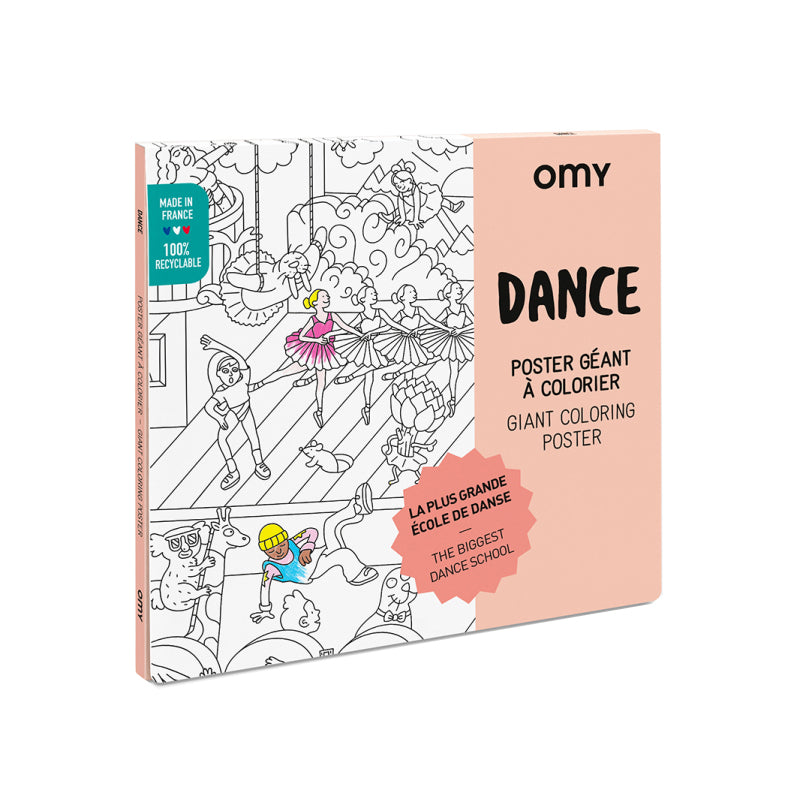 OMY Coloriage géant - Poster Dance